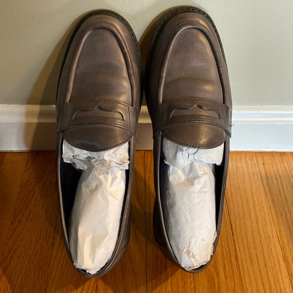 Cole Haan Pinch Campus Penny Loafer Size 11 Dark Gray